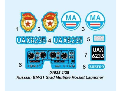 Russian BM-21 Grad Multiple Rocket Launcher - image 3