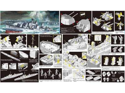 Gearing Class Destroyer - U.S.S. Gearing DD-710 1945  - image 2