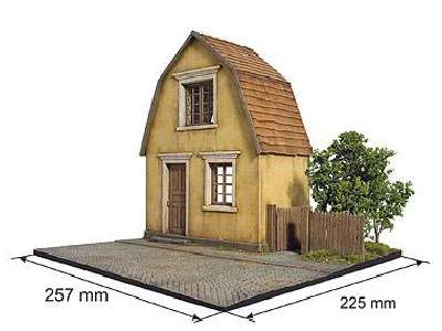 Diorama - Village House w/base - image 2