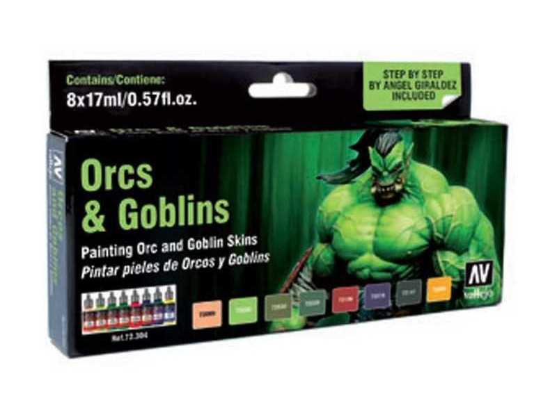 Game Color Set - Orcs & Goblins  - 8 units - image 1
