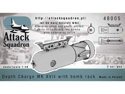 Bomba głebinowa Mk XVII - US Navy - 2 szt (Depth Charges MK XVII - image 1