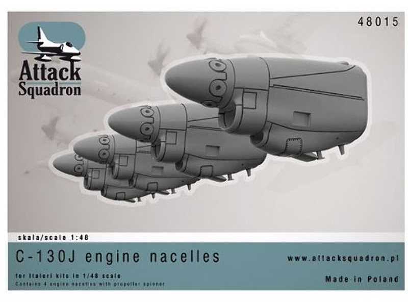 C-130 J silniki do modelu Italeri (C-130 J engine nacelles for I - image 1