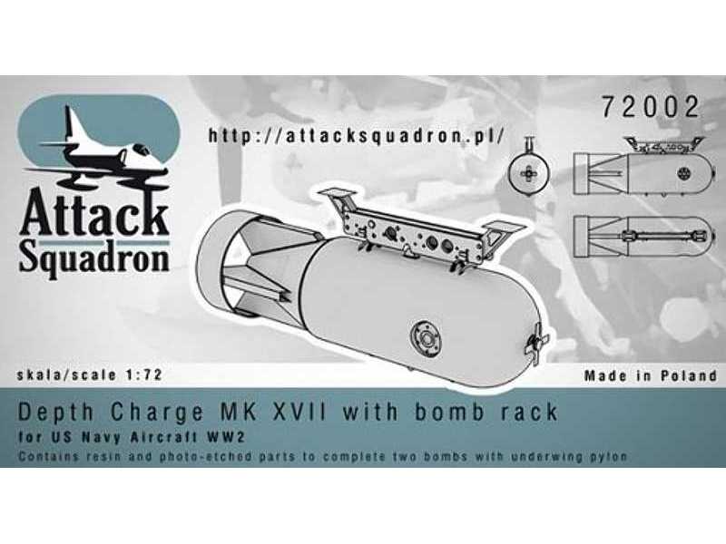 Bomba głebinowa Mk XVII - US Navy - 2 szt  (Depth Charges MK XVI - image 1