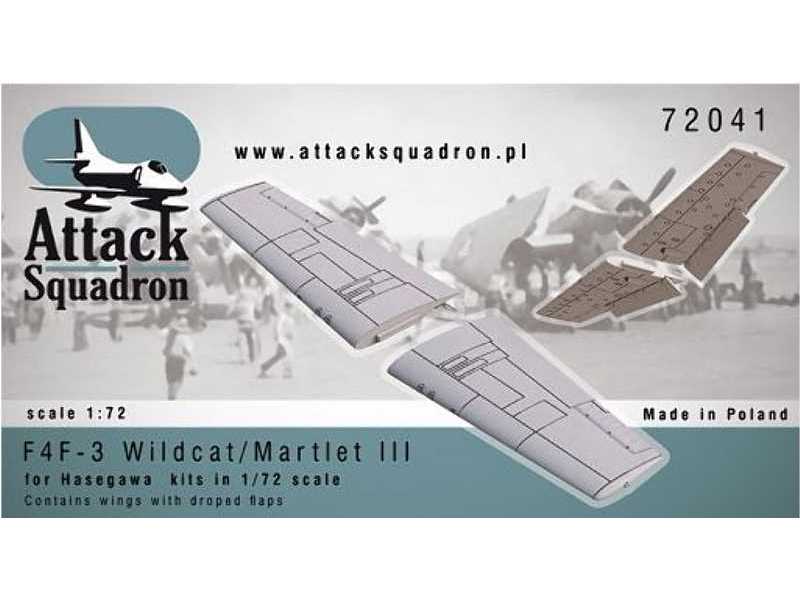 F4F-3 Wildcat/Martlet III skrzydła z klapami (F4F-3 wings for Ha - image 1