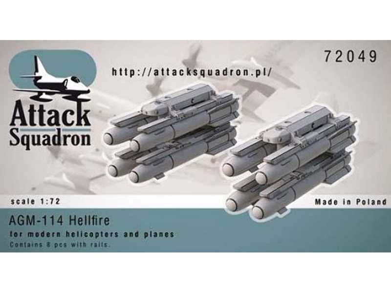AGM-114 Hellfire w/launch rails 8pcs. - image 1