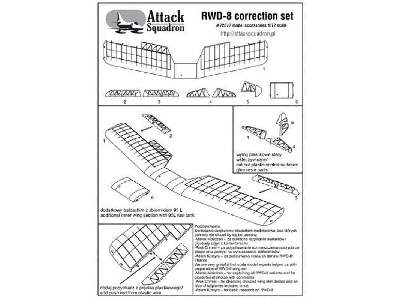 Skrzydło i usterzenie RWD-8, poprawka do modelu IBG - image 3