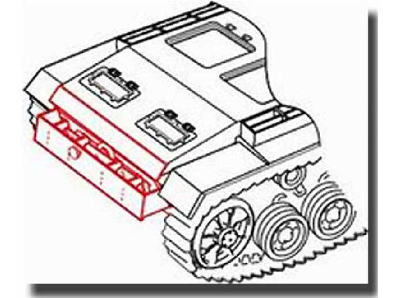 StuG.III early version New rear superstucture armor TAMIYA - image 1