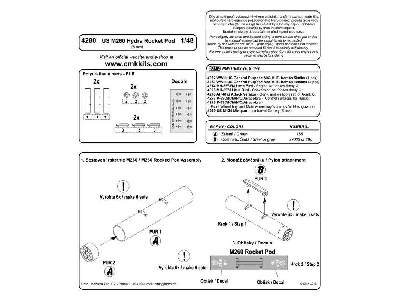 US M260 Hydra Rocket pod (6 pcs) 1/48 - image 6