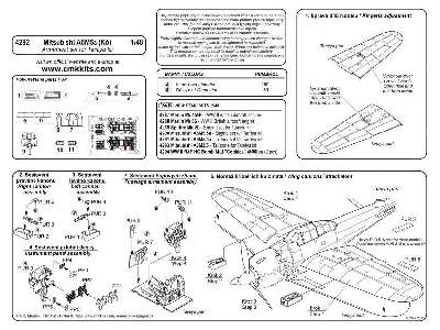 Mitsubishi A6M5a (kó) Armament set for Tamiya 1/48 - image 5