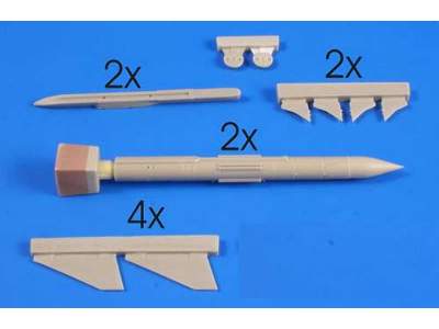 AS-34 Kormoran 2 Anti-ship Missile &amp; Launcher Adaptor (2 pcs - image 3