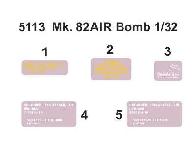 Mk. 82AIR BSU49B Bomb (Air Inflatable Retarder) (2 pcs) - image 3
