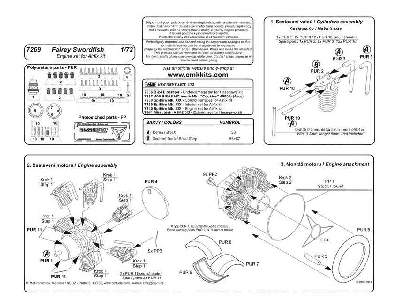 Swordfish - Engine set for Airfix kit - image 5