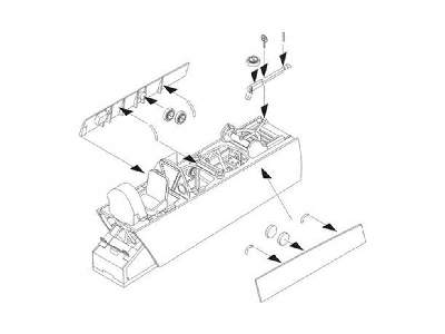 Swordfish - Interior set for Airfix kit - image 3