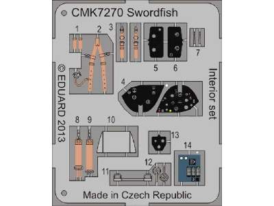 Swordfish - Interior set for Airfix kit - image 6