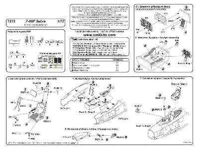 F-86F Sabre - Interior set for Airfix kit - image 3