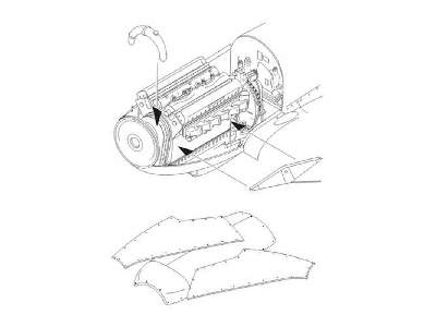 Seafire FR. 47 - Engine set for Special Hobby kit - image 1