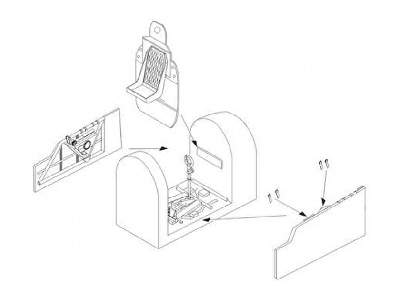 Typhoon Mk.I ,,Bubble Canopy&quot; - Interior 1/72 set for Airfi - image 1