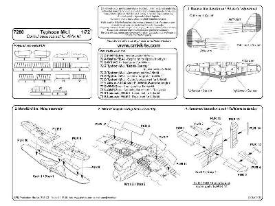 Typhoon Mk.I - Control surfaces set for Airfix - image 3
