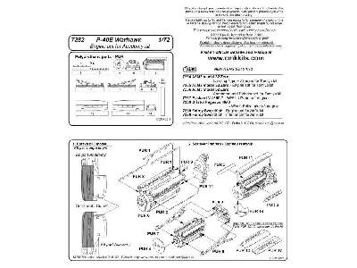 P-40E - Engine set 1/72 for Academy - image 3