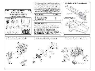 Avro Lancaster Mk.I/III - Engine set 1/72 for Airfix kit - image 3