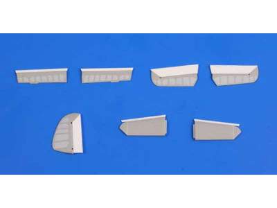Bf 109G-6 - Control surfaces 1/72 for Airfix kit - image 3