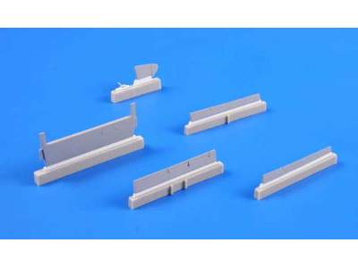 Vampire T.11 - Control surfaces 1/72 set for Airfix kit - image 3