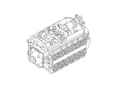 Napier Sabre series Mk.II - WW II British aircraft engine 1/72 - image 1