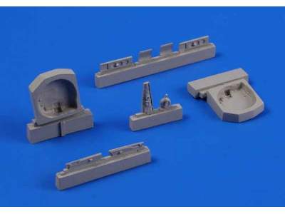 P-40B - Undercarriage set 1/72 for Airfix kit - image 3