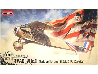 SPAD VII.c1 fighter (Lafayette and U.S.A.A.F Service) WWI  - image 1