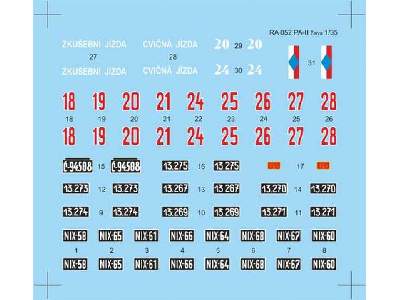 Skoda PA-II Turtle - Decal sheet  - image 1