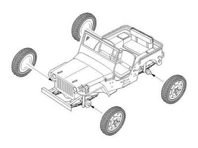 Jeep Willys koła HAS - image 1