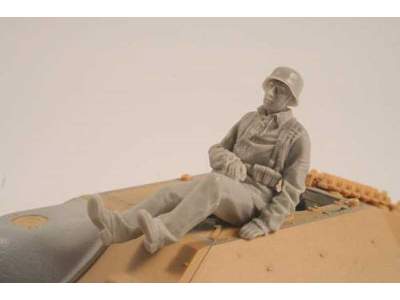 German WW II Hetzer Sitting Infantry man - image 1