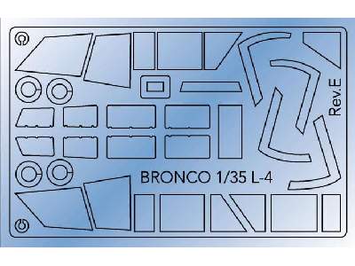 Piper L4H canopy masking Sheet - image 1