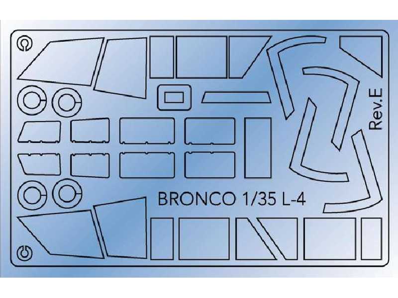 Piper L4H canopy masking Sheet - image 1