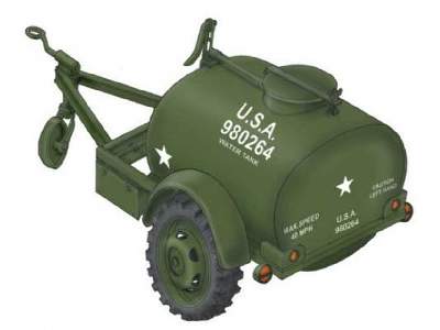 WWII US Water Tank Trailer Ben Hur - image 1