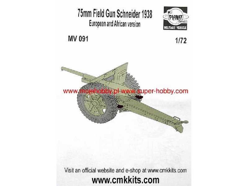 75mm Field Gun Schneider 1938 - image 1