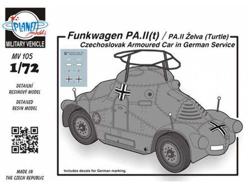 Funkwagen PA.II(t) / PA.II ®elva (Turtle) Czechoslovak Armoured  - image 1