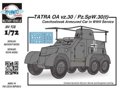 TATRA OA vz.30 / Pz.SpW.30(t) Czechoslovak Armoured Car in WWII  - image 1