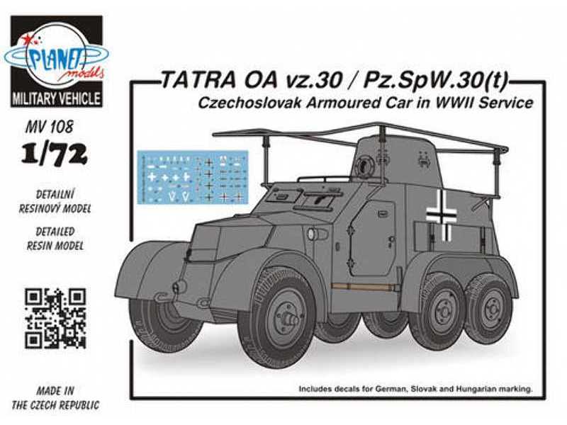 TATRA OA vz.30 / Pz.SpW.30(t) Czechoslovak Armoured Car in WWII  - image 1