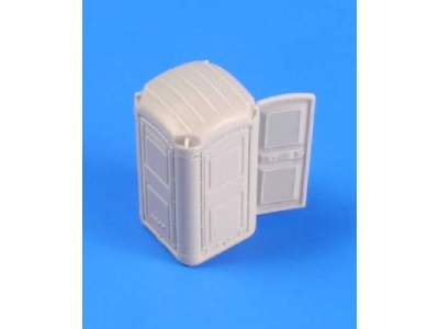 Portable Toilet ,,TOI TOI&quot;  (2 pcs) - Full resin kit 1/72 - image 3