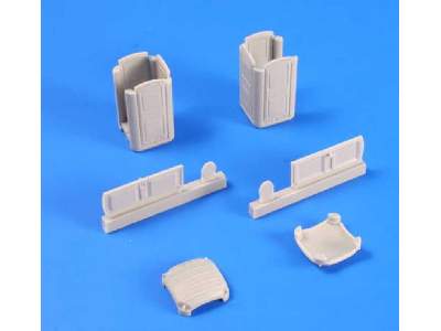 Portable Toilet ,,TOI TOI&quot;  (2 pcs) - Full resin kit 1/72 - image 6