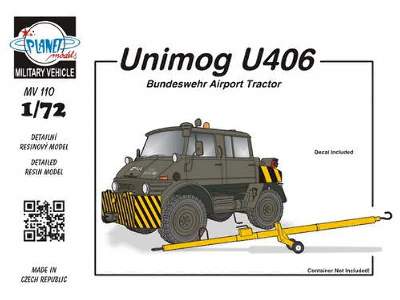 Unimog U406 DoKa Military Airport Tug + AERO Rx Towbar - image 1