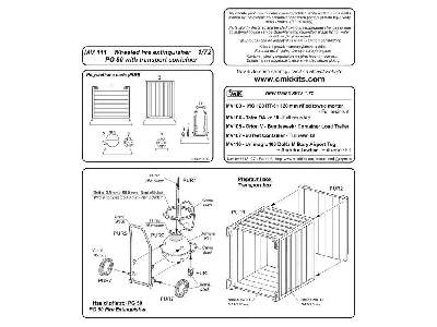 Wheeled fire extinguisher PG 50 with transport container - image 3