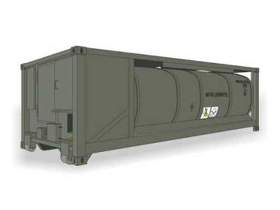 Multi Water Tank Container, 10 m3 - full resin kit 1/72 - image 1