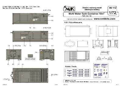 Multi Water Tank Container, 10 m3 - full resin kit 1/72 - image 3