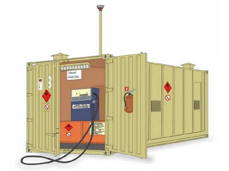 Gas Station Container - Full resin kit - image 1 Gas Station Container - Full resin kit - image 1