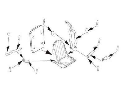 Seafire FR.47 - Seat with Harness 1/48 for Airfix kit - image 2