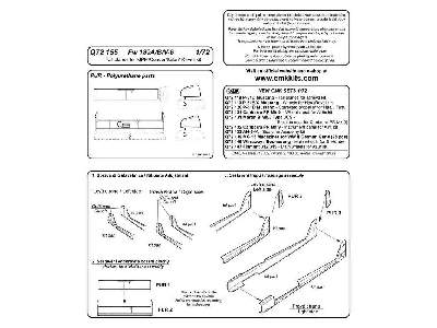 Focke Wulf Fw 189A/B/V-6 Tail planes 1/72 for MPM/ Condor/ Itale - image 5