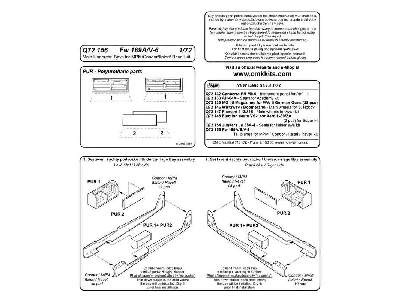 Focke Wulf Fw 189A/ V-6 Main Undercarriage Bays 1/72 for MPM/ Co - image 5