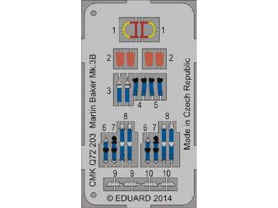 Vampire T.11- Ejection seats MB Mk.3B for 1/72 for Airfix kit (2 - image 4